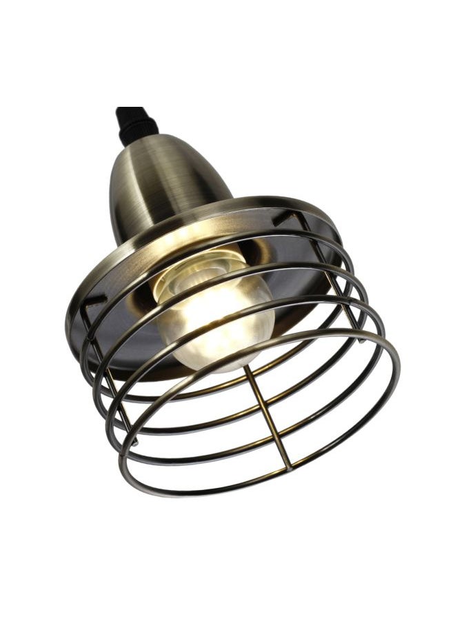 Generic Retro Style Pendant Light Black/Grey/Silver 20x17x17cm  - Image 4