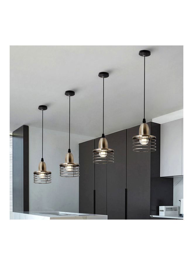 Generic Retro Style Pendant Light Black/Grey/Silver 20x17x17cm  - Image 5