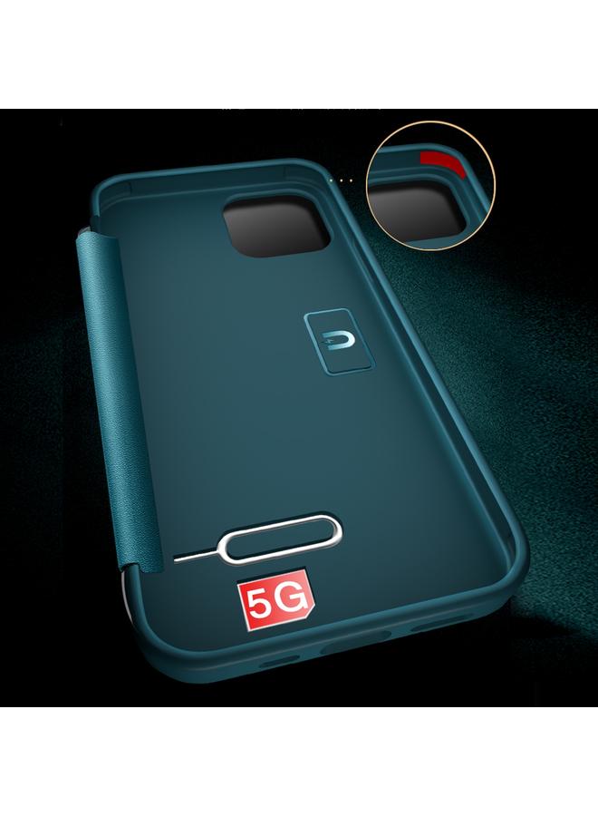 The Bros Phone Case For iPhone 11 Pro Magnetic Side Window View Shockproof Horizontal Flip Leather Phone Case - Image 4