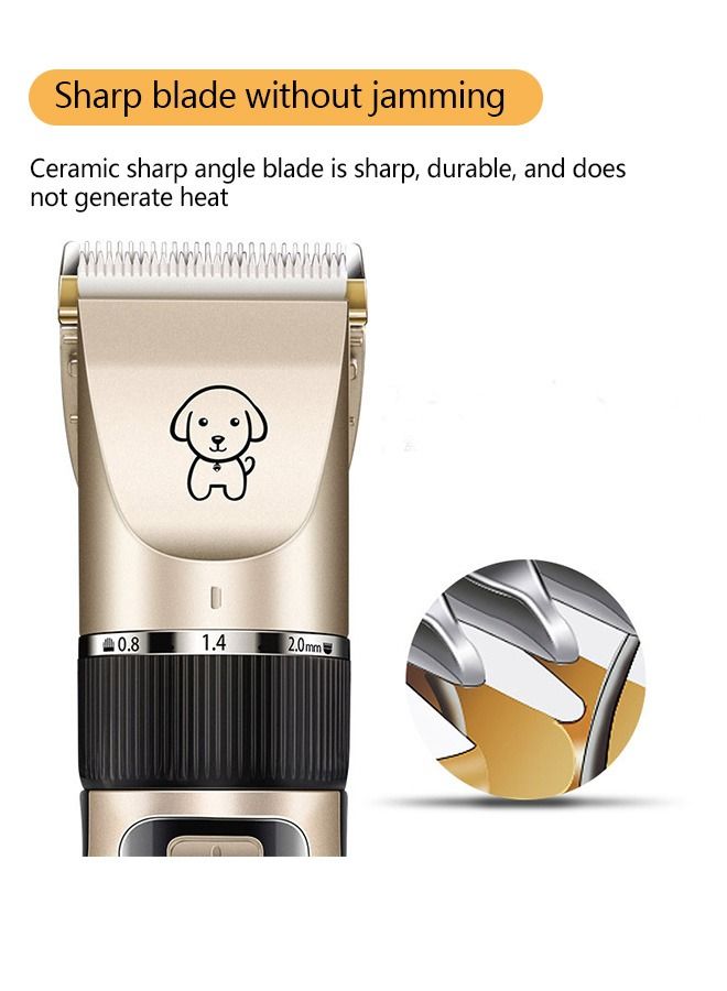 Yolu Electrical Pet Clipper Professional Grooming Kit, Low Noise High Power Rechargeable Hair Trimmers For Dogs And Cats  - Image 5