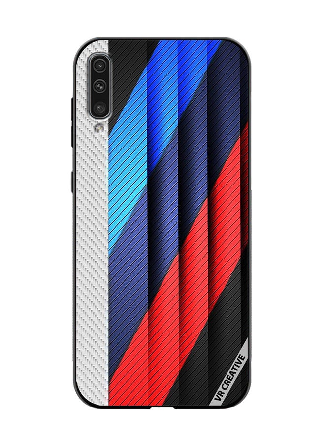 VR CREATIVE Protective Case Cover For Samsung Galaxy A50/A50s Abstract Design Multicolour - Image 1