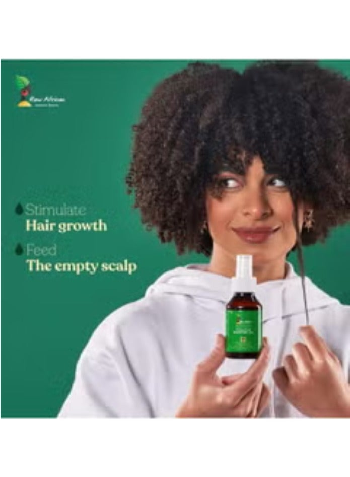 رو أفريكان زيت الشعر المعزز لبصيلات الشعر - يحفز نمو الشعر ويقوي جذوره - (100 مل) - Image 3