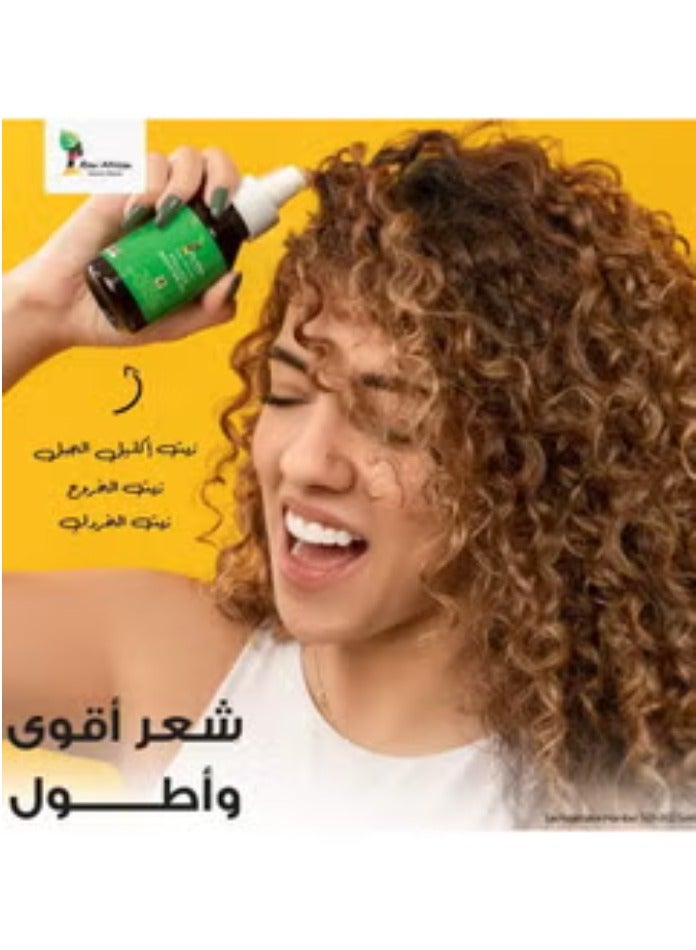 رو أفريكان زيت الشعر المعزز لبصيلات الشعر - يحفز نمو الشعر ويقوي جذوره - (100 مل) - Image 5