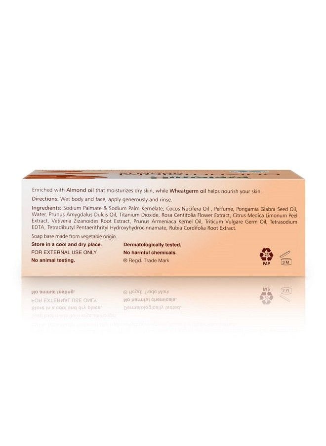 Himalaya Moisturizing Almond Cleansing Bar Face And Body Soap For Soft Skin 441 Oz 12 Pack  - Image 3