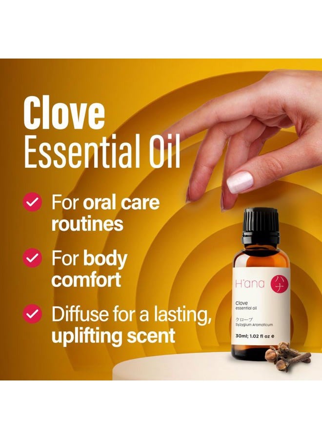 hana Clove Essential Oil - 1.02 Fl Oz - for Hair, Skin, Diffuser, Aromatherapy, DIY Candle & Soap Making - Image 3