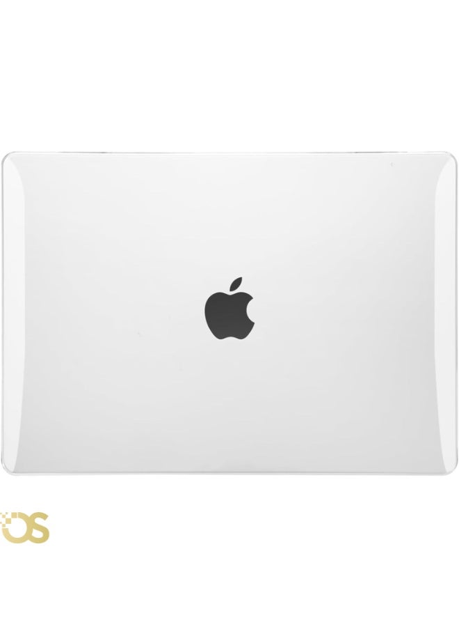 OS STORE Hard Shell Case for MacBook Air 13.6-inch — Scratch and impact resistant protection, slim and lightweight design with ventilation to maintain device cooling, easy to install and ideal for daily use — Compatible with MacBook Air 13.6 models M2 (2022-2023) A2681 / M3 (2024) A3113 / M4 A3240 (2025) (Crystal Case CLEAR) - Image 3