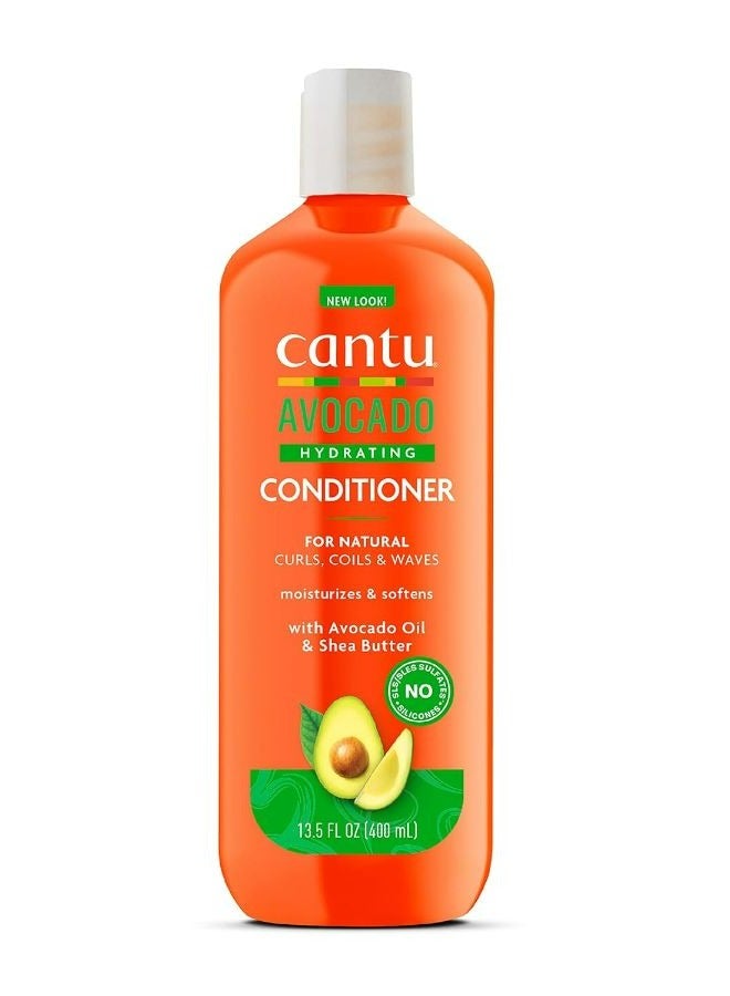 Cantu Avocado Hydrating Cream Conditioner, Sulfate-Free 400 ML 400ml - Image 1