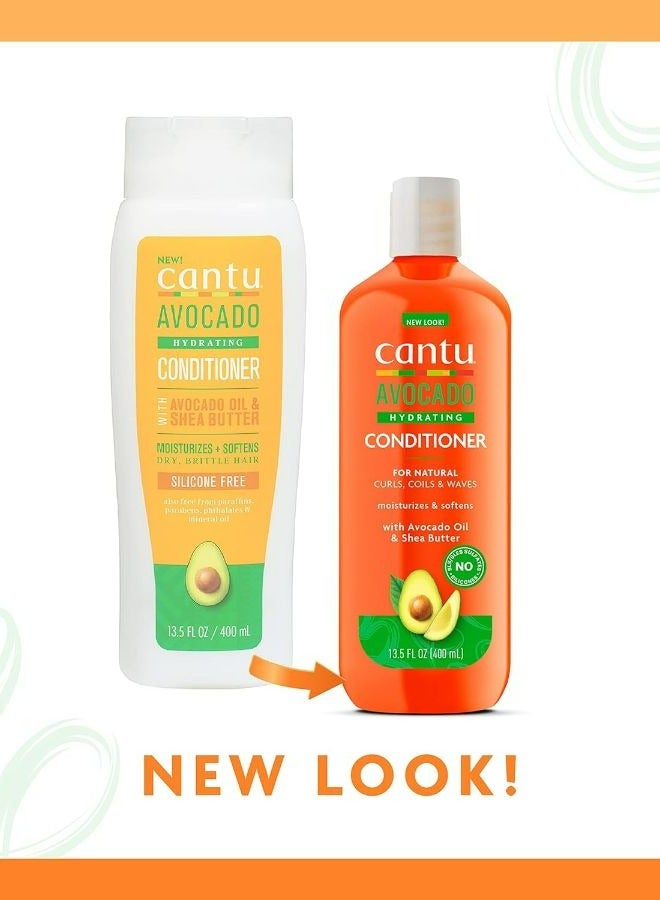 Cantu Avocado Hydrating Cream Conditioner, Sulfate-Free 400 ML 400ml - Image 2