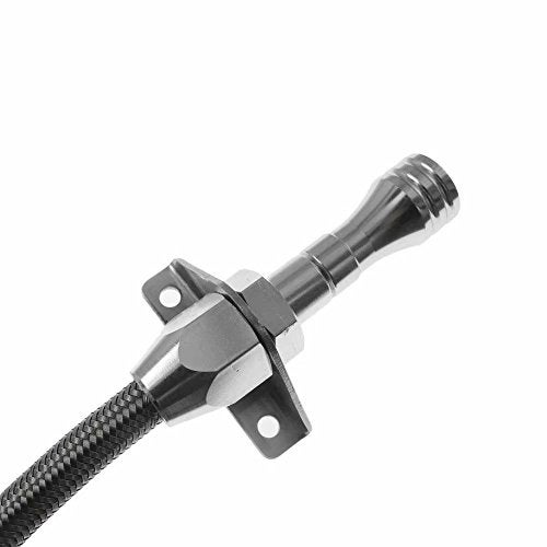 JahyShow Transmission Dipstick Stainless Braided Hose TH350 TH-400 700R4 Tranny SBC BBC Trans for Chevy GM - Image 4