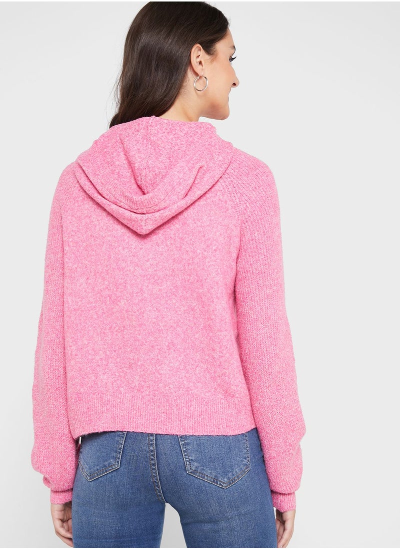 VERO MODA - Knitted Hoodie - Image 1
