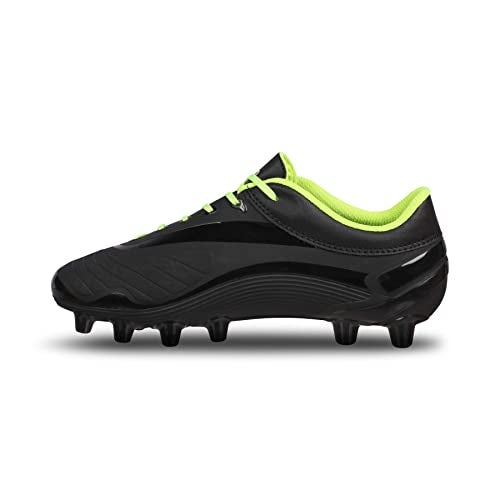 AIVIN Firststrike Football Stud for Men, for Soft and Wet Ground, with TPU Upper and Sole, Moulded EVA Insole, Football Shoes for Men, Football Boots, (Black) UK-4 - Image 1