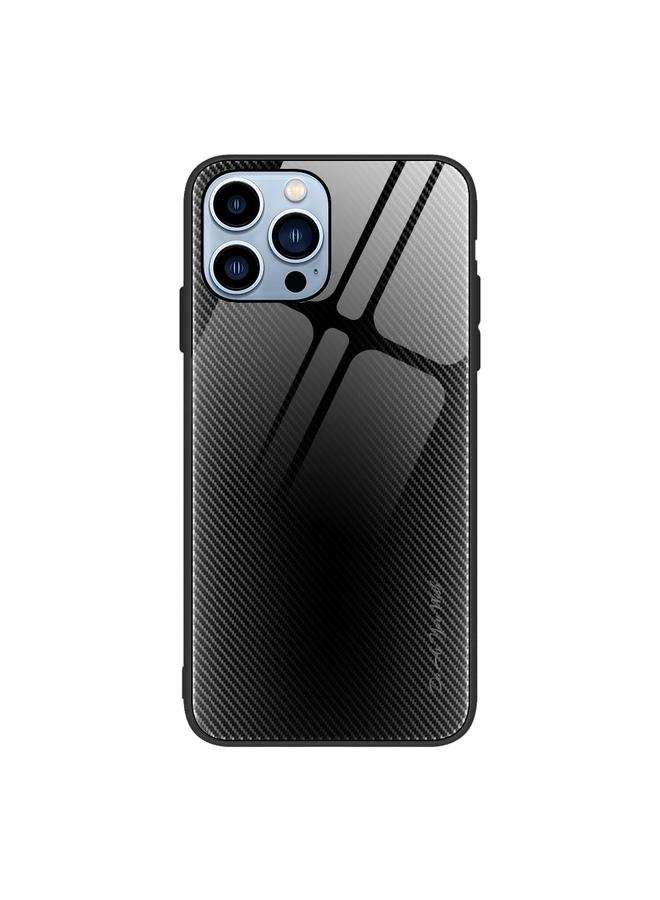 S-TOP Case For iPhone 15 Pro Max Texture Gradient Glass TPU Phone Case - Image 1