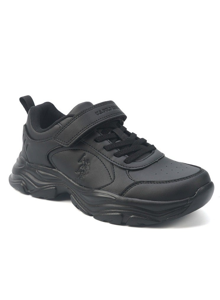 U.S. Polo Assn. Kids Black Velcro Strap Sneakers – Easy-On, Day Fun for Little Explorers!  - Image 3