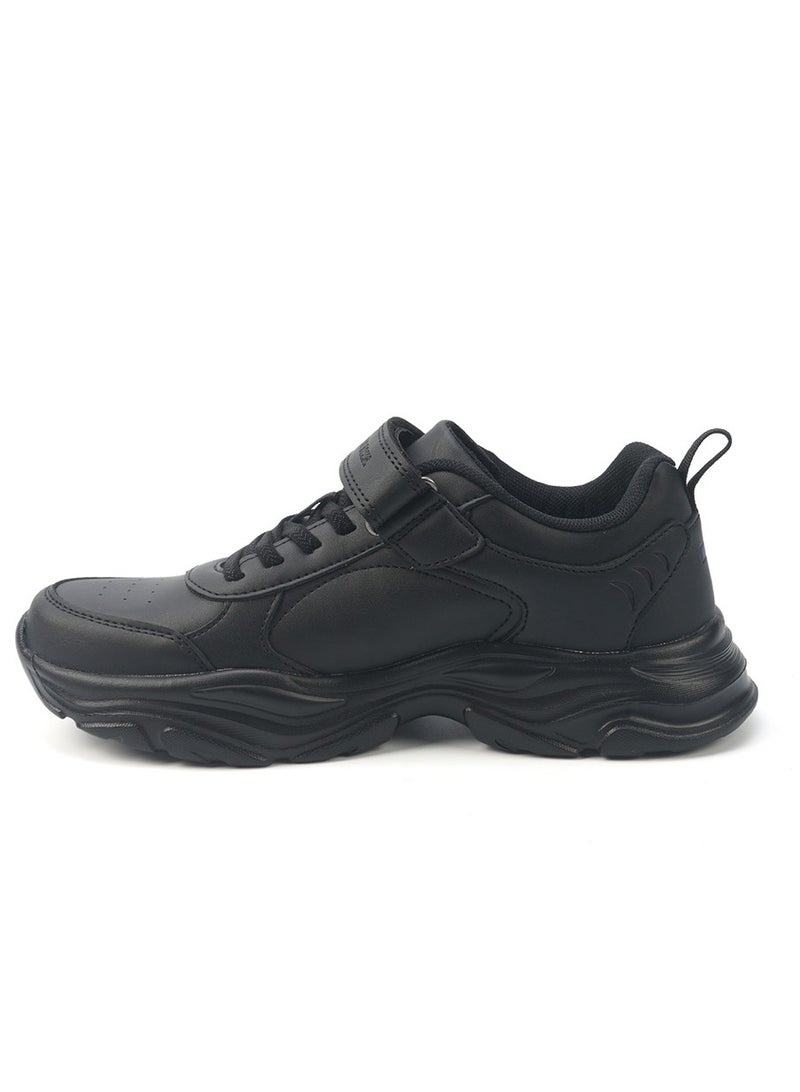 U.S. Polo Assn. Kids Black Velcro Strap Sneakers – Easy-On, Day Fun for Little Explorers!  - Image 2