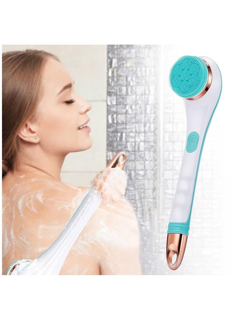 general 4 in 1 Electric Back Scrubber for Shower with 4 Brush Heads 2 Speed Levels IPX6 Waterproof Electric Bath Body Brush - Image 1