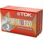 Tdk 120 Minute, Normal Bias Audiocassette - 3 Pack D120 - Image 1