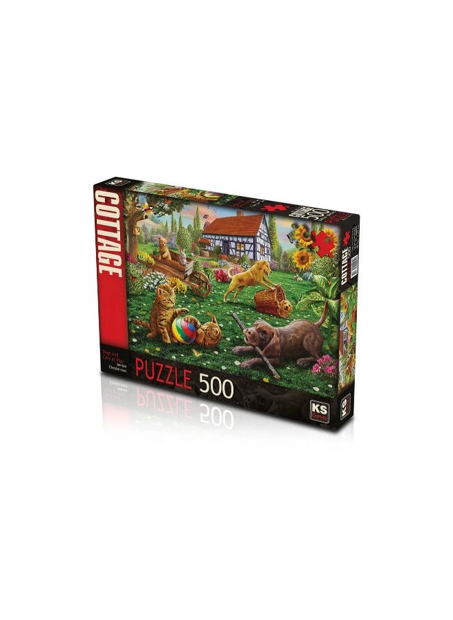 KS Games Dogs And Cats At Play 500 Pcs. 