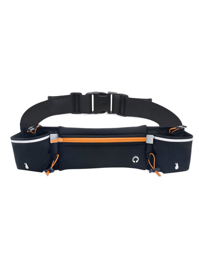 Hot-selling Outdoor Sports Waist Bag Fitness Multifunctional Water Bottle Bag Personal-fitting Running Marathon Mobile Phone Waist Bag-Color:Orange (without Kettle)-Capacity:Below 1 Litre - Image 1