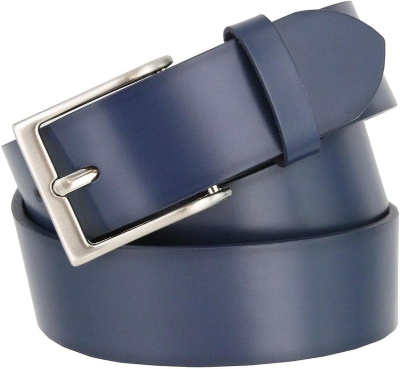 Creature Formal/Casual Blue Color Genuine Leather Belts For Men (Length- 46 inches||40MM||BL-042-BLUE) (BLUE) - Image 4