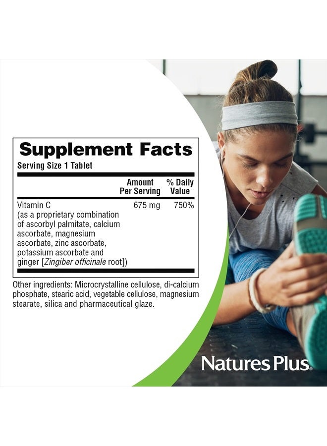 Natures Plus Esterified Vitamin C, 675 mg, 90 Tablets, NaturesPlus - Image 5