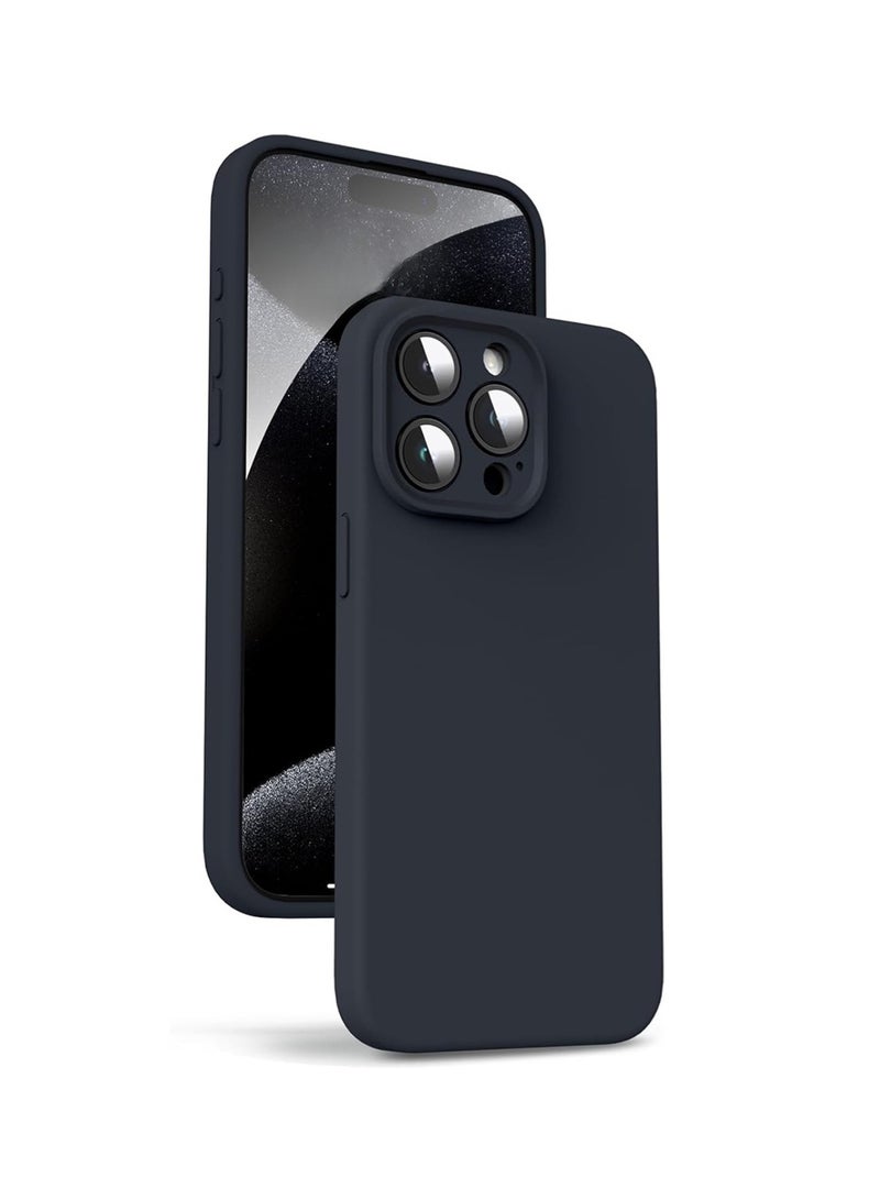 WRISTWISE Case Cover for iPhone 15 Pro - [Camera All-Round Protection] [Soft Microfiber Lining Anti-Scratch] Shockproof Phone Case Cover, Black - Image 1