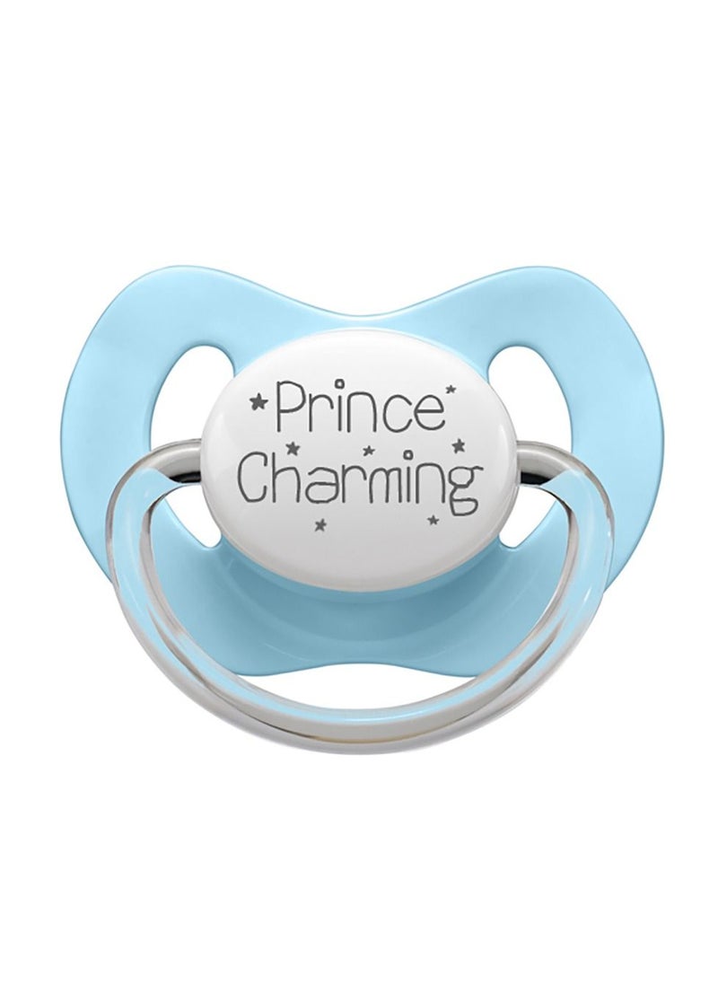 littlemico Pacifier Orthodontic Silicone Size 1 Baby 0-6M 1 piece - Prince Charming  - Image 1