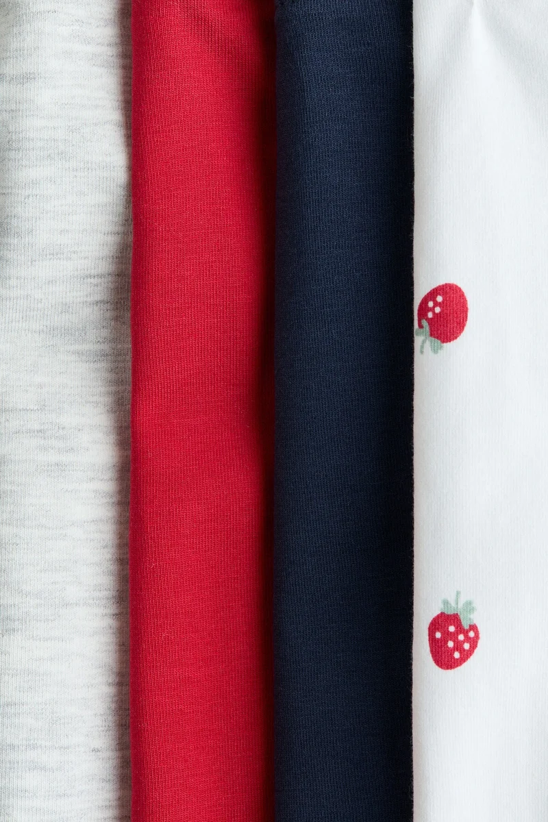 H&M 4-pack cotton jersey leggings