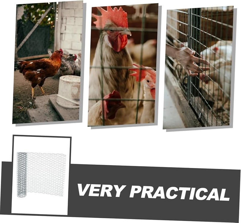 شبكة سلكية دجاجية سداسية مطلية باللون الأخضر لأسوار الدواجن وحماية الحدائق وترتيبات الزهور - Image 4