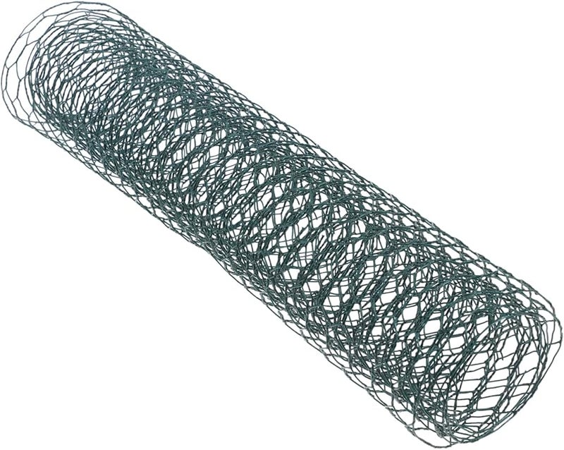 شبكة سلكية دجاجية سداسية مطلية باللون الأخضر لأسوار الدواجن وحماية الحدائق وترتيبات الزهور - Image 2