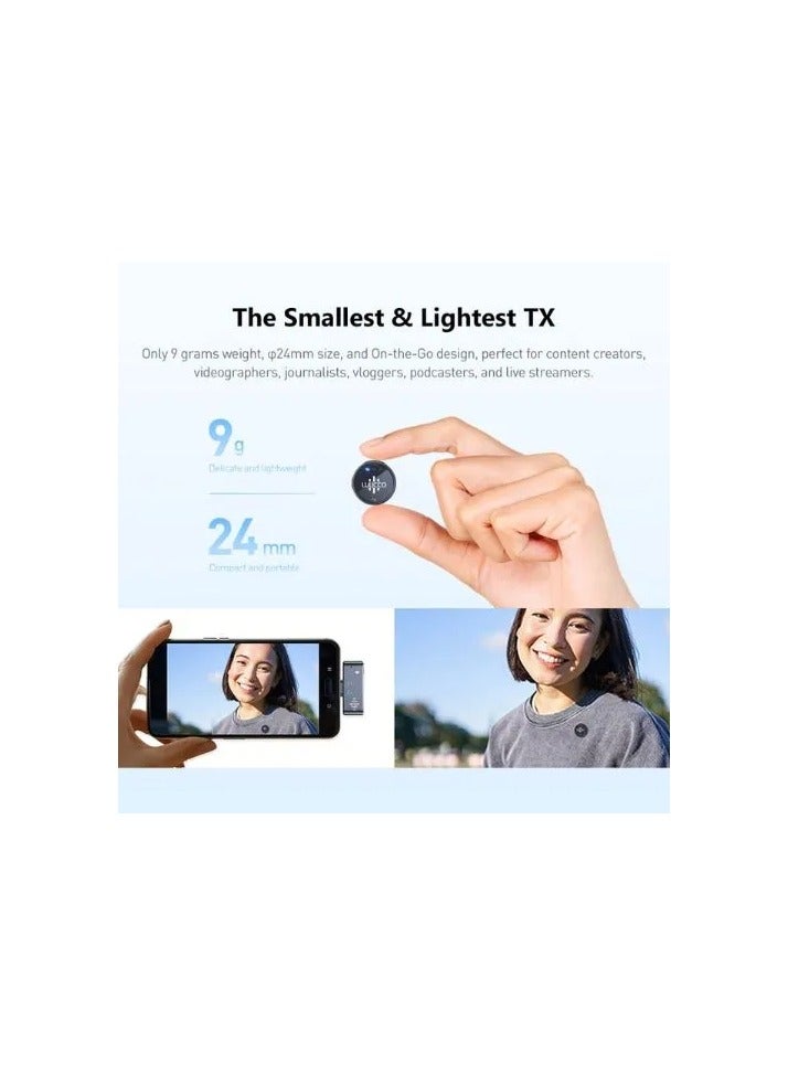 LUUCCO AirWave K2 Dual-Channel Wireless Lavalier Mic (Lighting) - Image 2