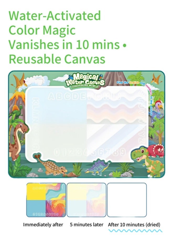 بساط رسم بالألوان المائية بحجم كبير عالم الديناصورات - Image 2