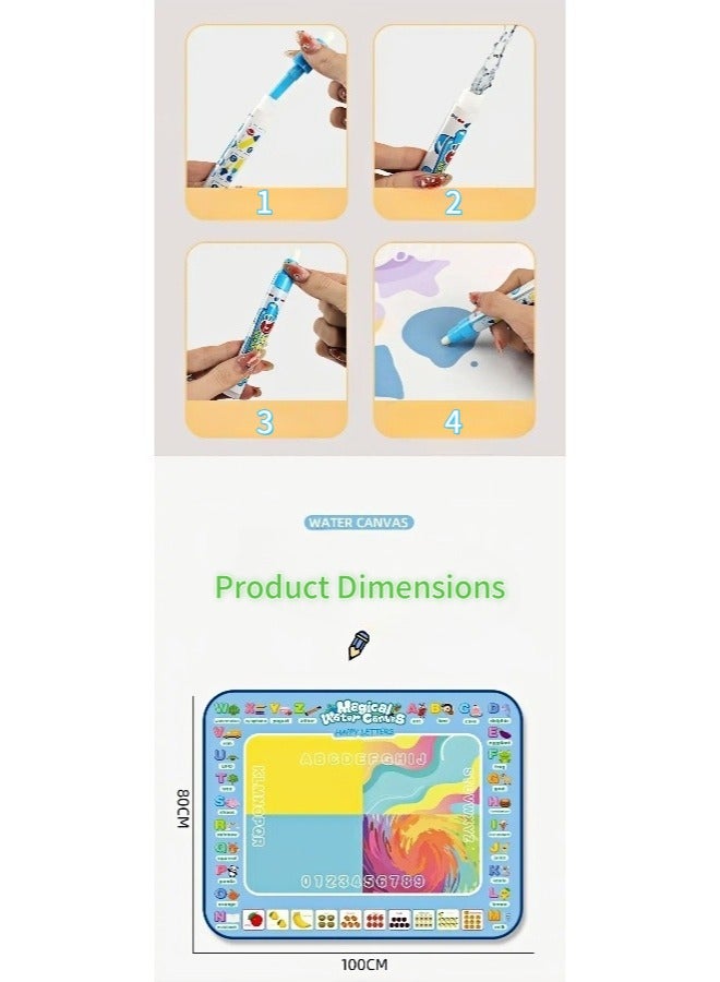 بساط رسم بالألوان المائية بحجم كبير عالم الديناصورات - Image 5