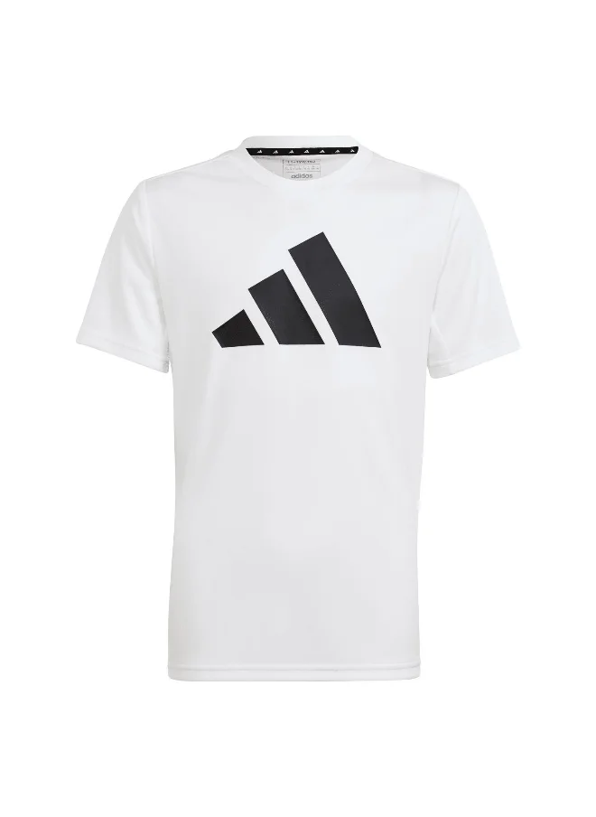 Adidas adidas U Tr-Es Logo T White Training T-Shirts 5-6Y