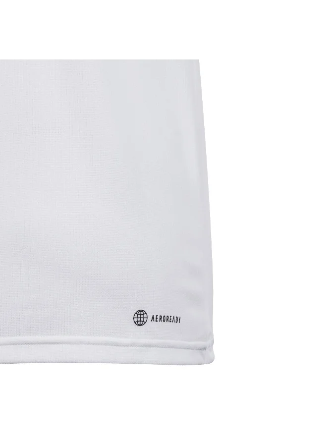 Adidas U Tr-Es Logo T White Training T-Shirts 5-6Y