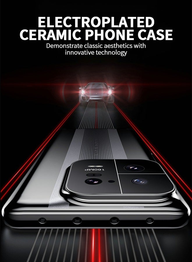 GROIC For Xiaomi 13 Pro 6.73 Inch Luxury Case PC Back Cover Compatible with Xiaomi 13 Pro Camera Protection Shockproof Phone Case,Shockproof Wireless Charging Phone Shell - Image 5