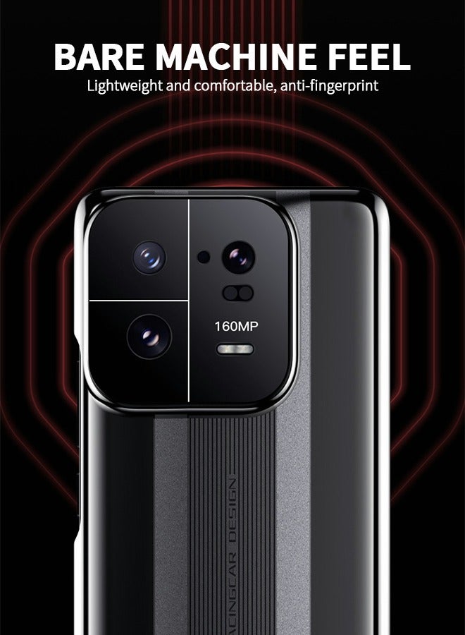 GROIC For Xiaomi 13 Pro 6.73 Inch Luxury Case PC Back Cover Compatible with Xiaomi 13 Pro Camera Protection Shockproof Phone Case,Shockproof Wireless Charging Phone Shell - Image 2