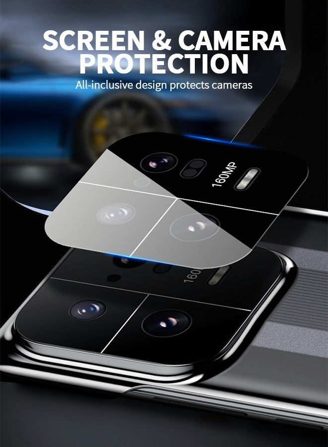GROIC For Xiaomi 13 Pro 6.73 Inch Luxury Case PC Back Cover Compatible with Xiaomi 13 Pro Camera Protection Shockproof Phone Case,Shockproof Wireless Charging Phone Shell - Image 3