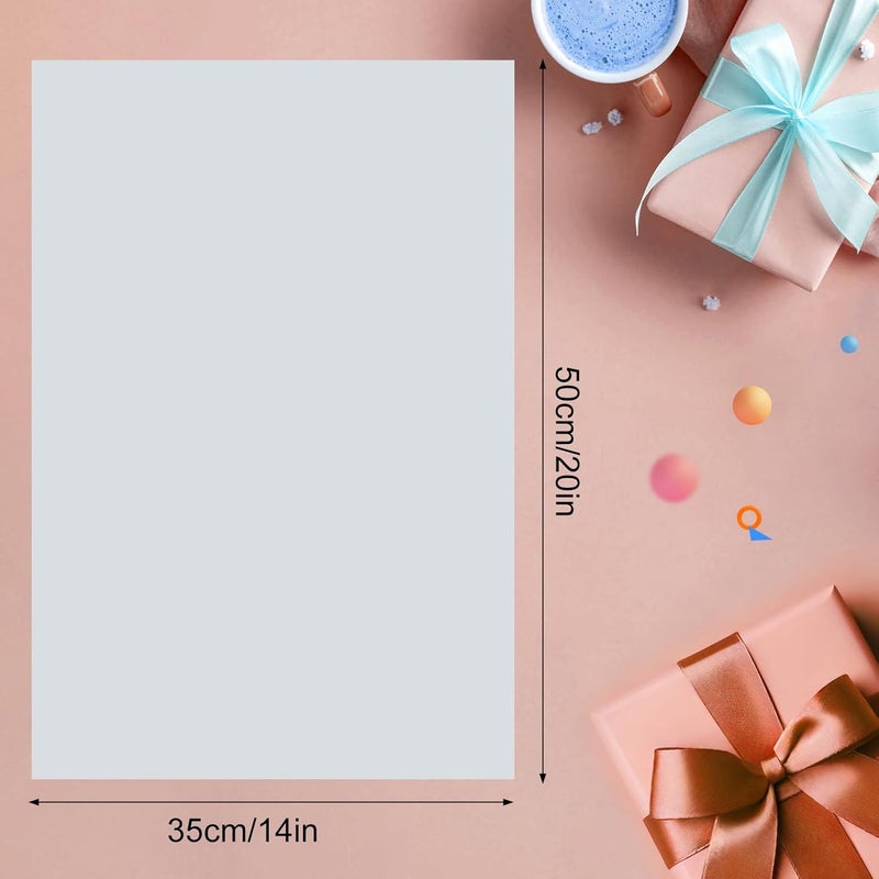 PLULON 60 Sheets Red Blue White Tissue Paper Wrap Paper Bulk for Gift Bags, Gift Wrapping 14 x 20 Inch for Packaging Small Gift Bag Box Art Crafts Birthday Wedding Mermaid Party Favor Decor - Image 3