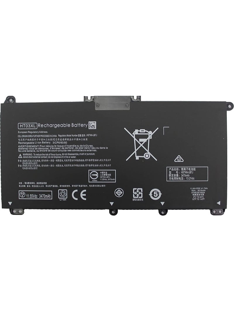 بطارية HT03XL TF03XL للابتوب HP Pavilion - Image 1