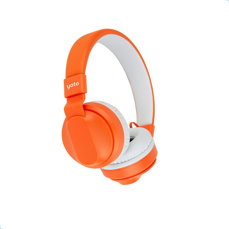 Yoto Wired Headphones – Kids Accessories, Lightweight Adjustable & Foldable Over-Ear Earphones with Travel Bag, Volume-Limiting for Safe Listening & Daisy Chain Feature for Audio Sharing - Image 1