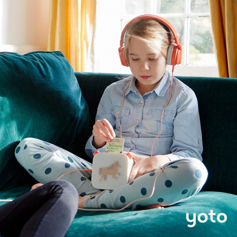 Yoto Wired Headphones – Kids Accessories, Lightweight Adjustable & Foldable Over-Ear Earphones with Travel Bag, Volume-Limiting for Safe Listening & Daisy Chain Feature for Audio Sharing - Image 4