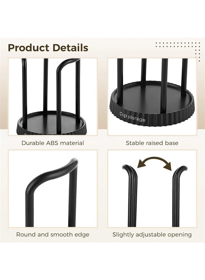 HOMESTAR 2 Pcs Paper Cup Holder, Coffee Shop Supplies Cup Holder,Bathroom Dispensers, Countertop Coffee Cup Organizers, Mouthwash Rinsing Cup Holders - Image 4