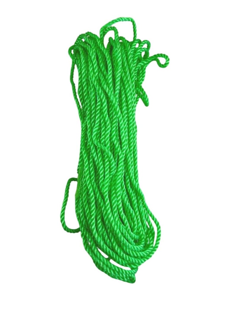 حبل غسيل ، قوة تحمل وأداء عالي (بلاستيك اخضر 20 متر)