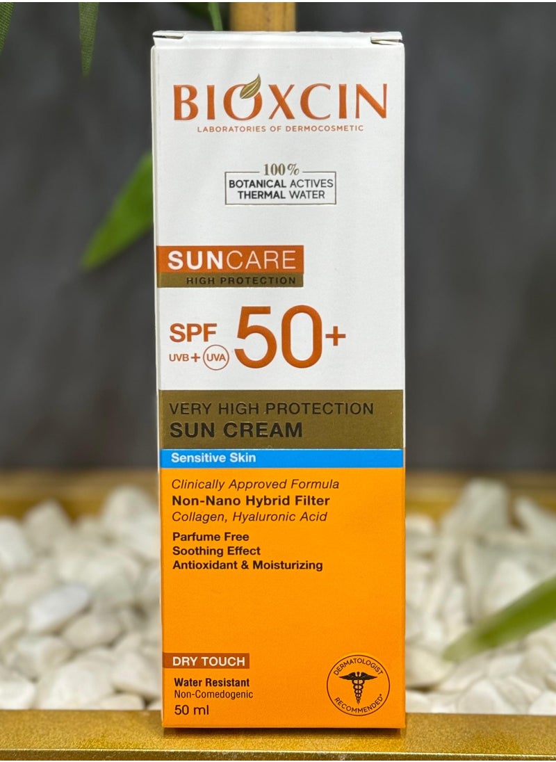 BIOXCIN - Bioxcin Suncare Sunscreen Cream for Sensitive Skin Spf 50+ 50 ml - Image 1