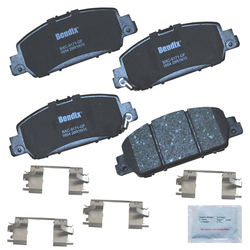 Bendix Priority1 CFC1654 Ceramic Front Brake Pads for Honda Accord 2022-2013, BR-V 2020-2018, HR-V 2022-2016 - Image 3