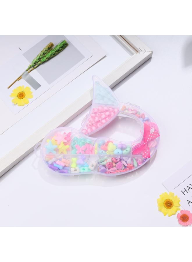 Diy Children's Beaded Amblyopia Correction Beads Educational Toys European And American Girls Handmade Necklace Bracelet Suit 