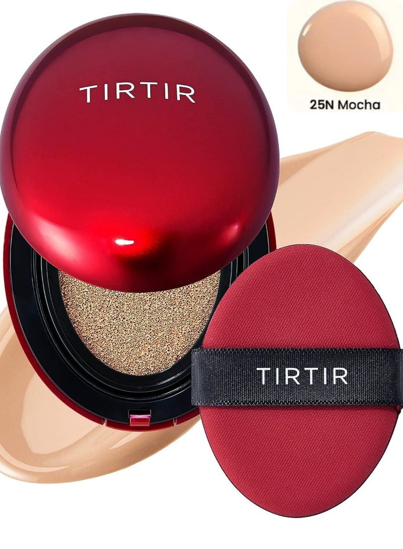 ترتر | تيرتير أساس الأحمر - درجة 25N موكا | تغطية خالية من العيوب مع فوائد للعناية بالبشرة | ترطيب، طويل الأمد، تركيبة خفيفة الوزن لجميع أنواع البشرة | يقلل العيوب ويوحد لون البشرة - Image 1