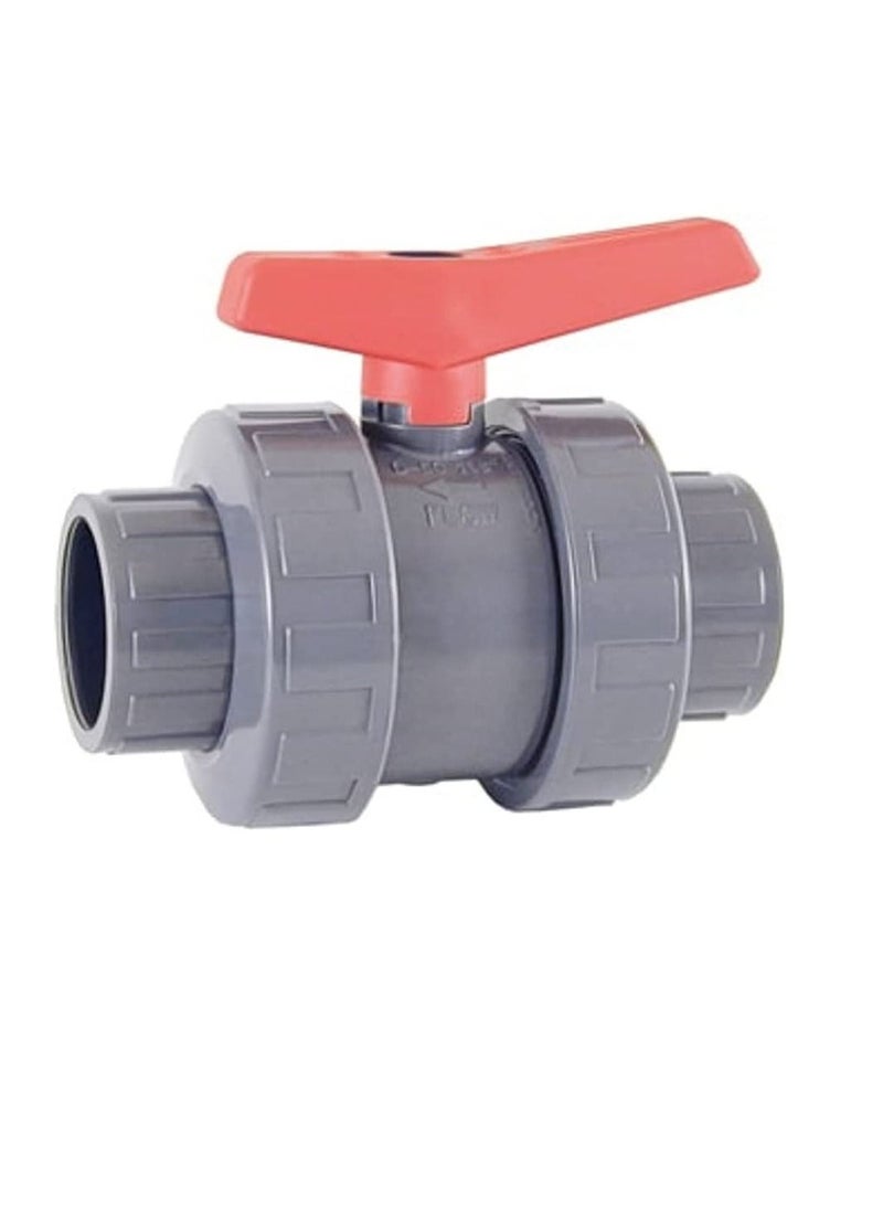 PVC Cepex PVC Heavy Duty Water Supply Pipe Fittings for Swimming Pool, Agriculture, Irrigation & Commercial Plumbing Use (50 MM, Union Ball Valve (Anti Block))  - Image 2