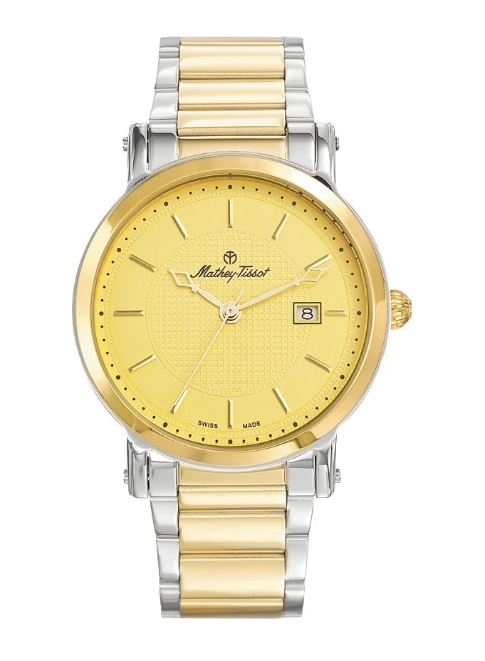 Mathey-Tissot City Metal Gold Dial Men's Watch HB611251MBDI