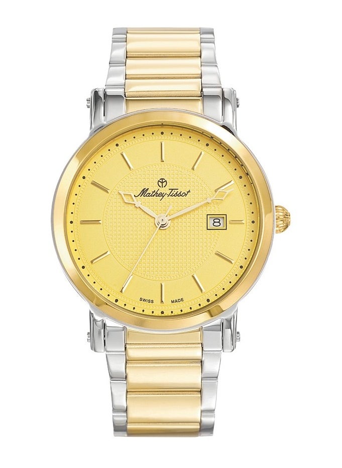 Mathey-Tissot City Metal Gold Dial Men's Watch HB611251MBDI  - Image 1